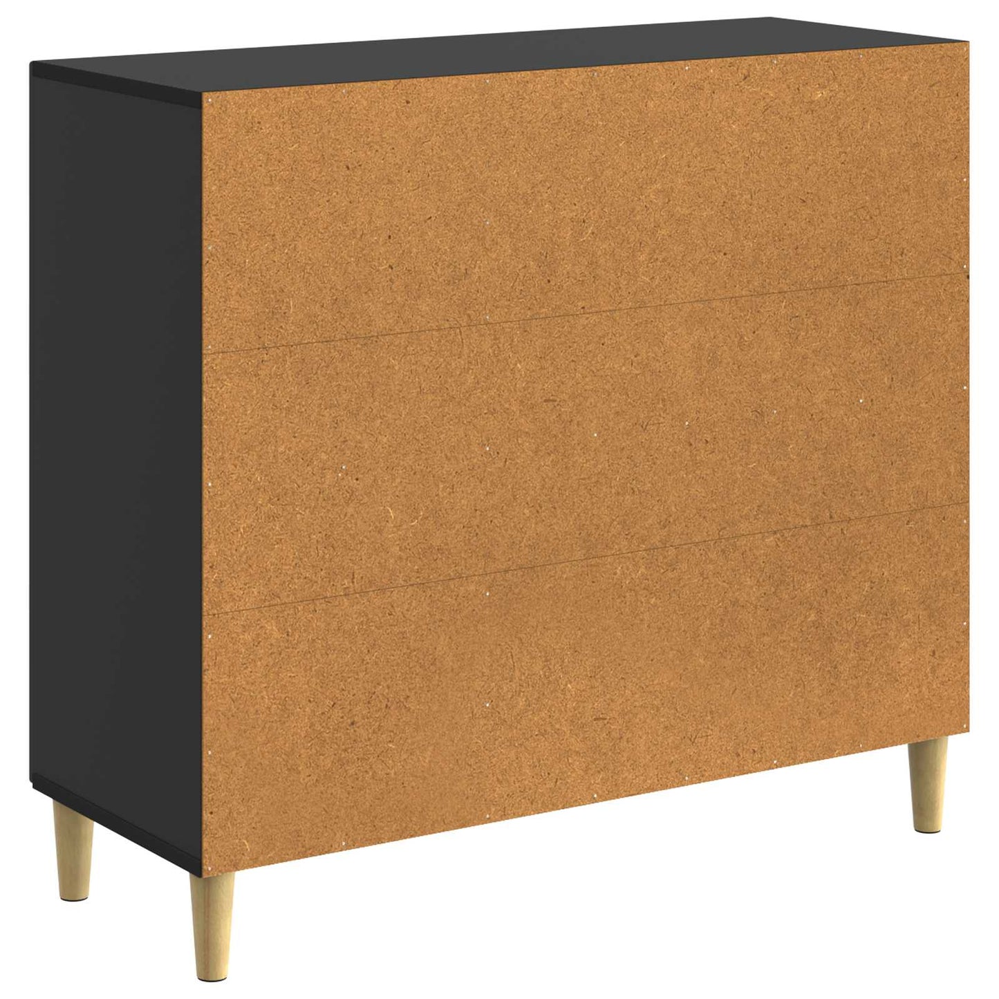 Sideboard Black 89 x 34.5 x 80 cm Engineered Wood