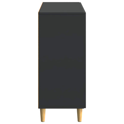 Sideboard Black 89 x 34.5 x 80 cm Engineered Wood