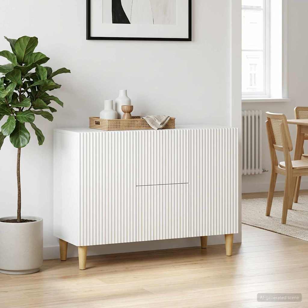 Sideboard White 89 x 34.5 x 60 cm Engineered Wood