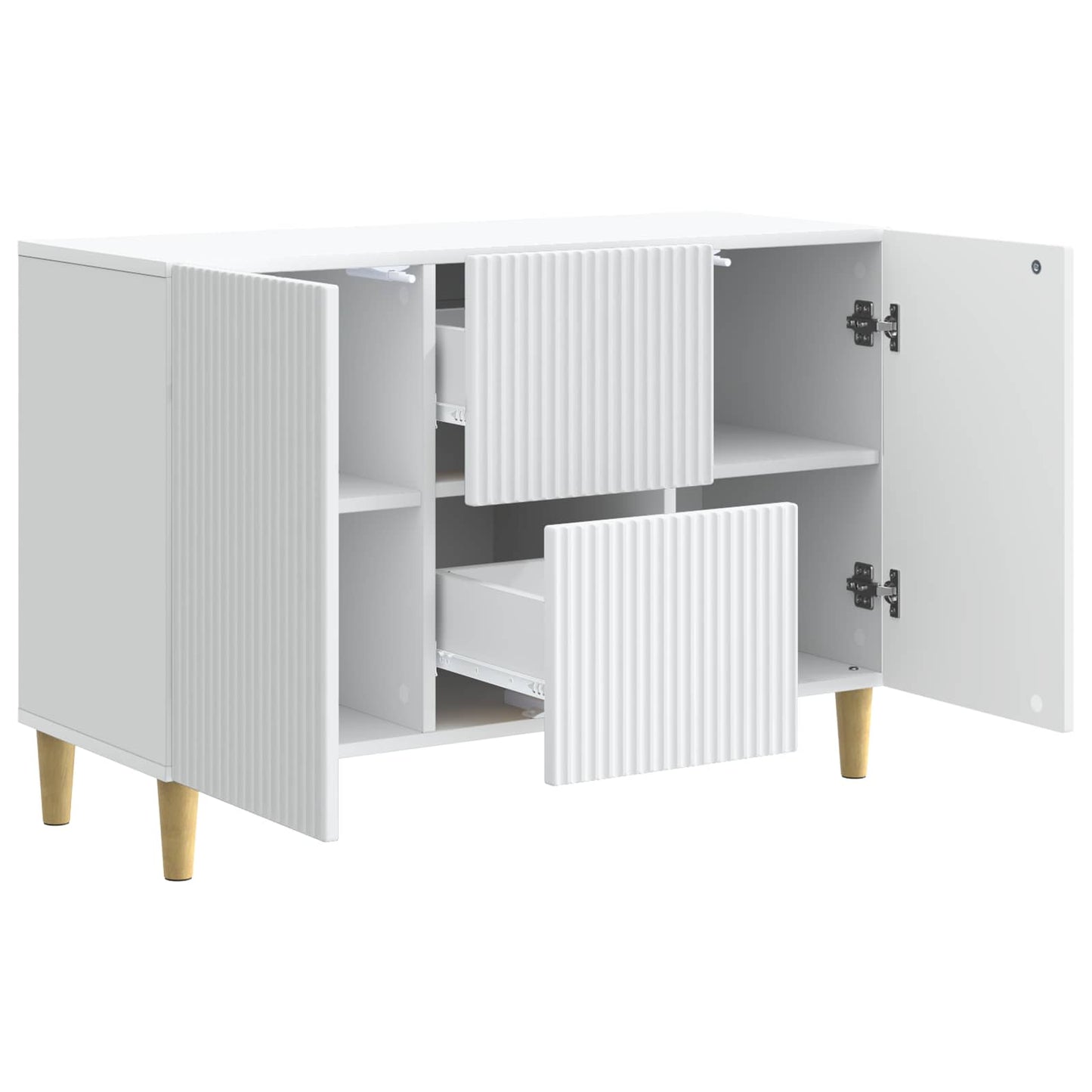 Sideboard White 89 x 34.5 x 60 cm Engineered Wood