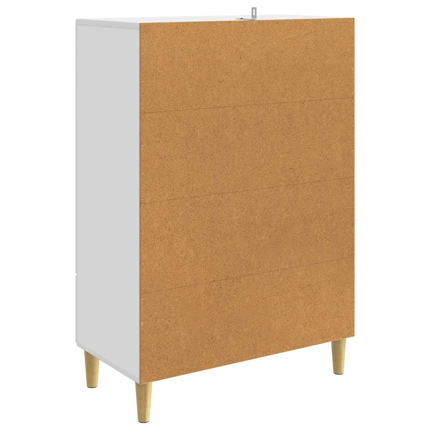 Sideboard White 66 x 34.5 x 95 cm Engineered Wood