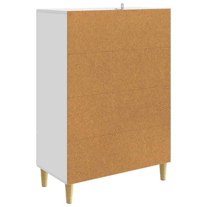 Sideboard White 66 x 34.5 x 95 cm Engineered Wood