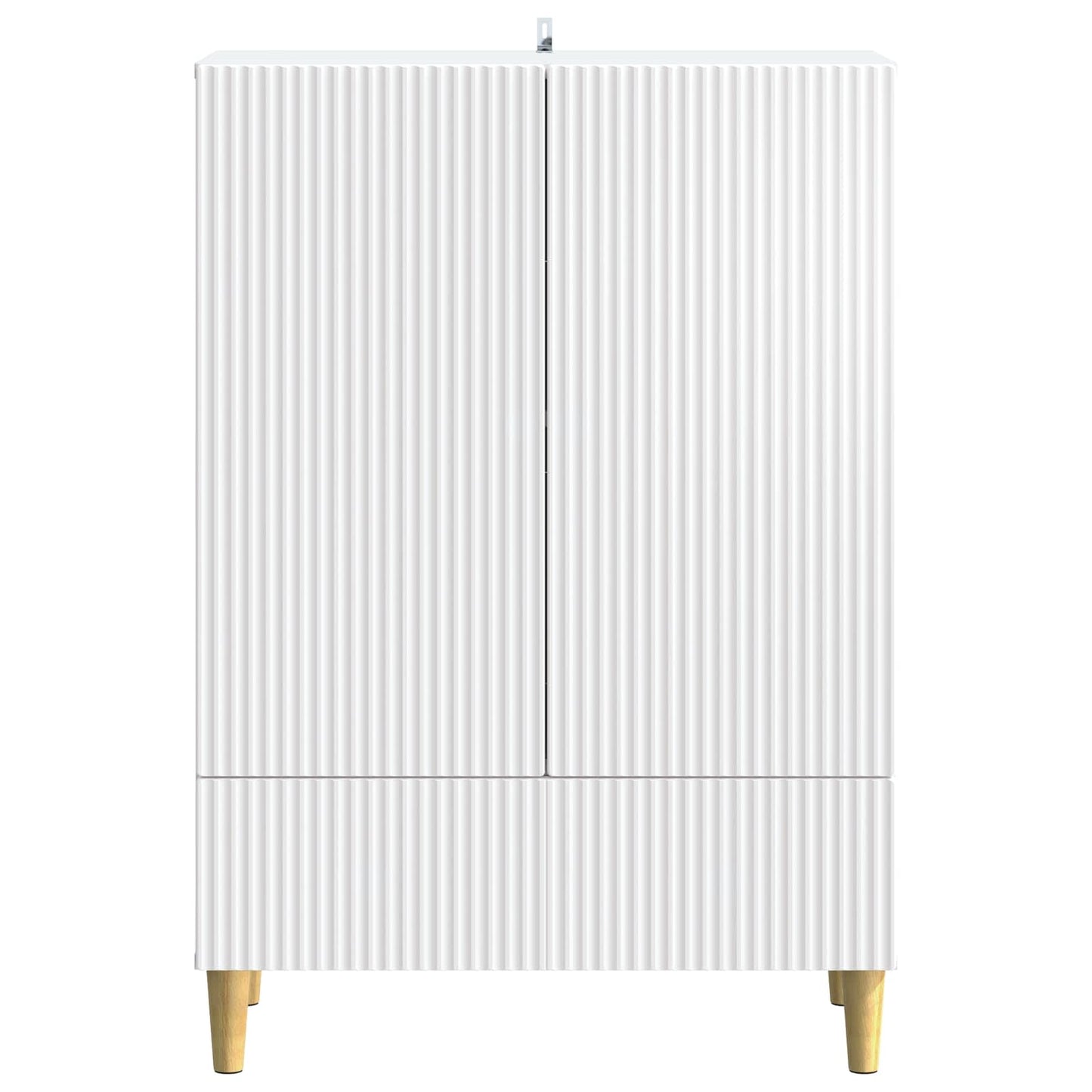 Sideboard White 66 x 34.5 x 95 cm Engineered Wood