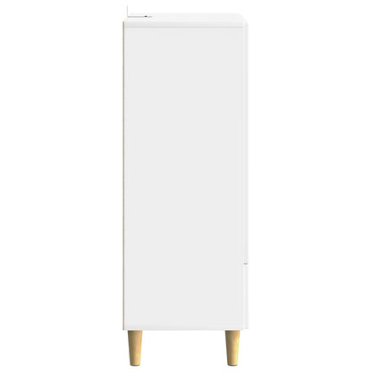 Sideboard White 66 x 34.5 x 95 cm Engineered Wood