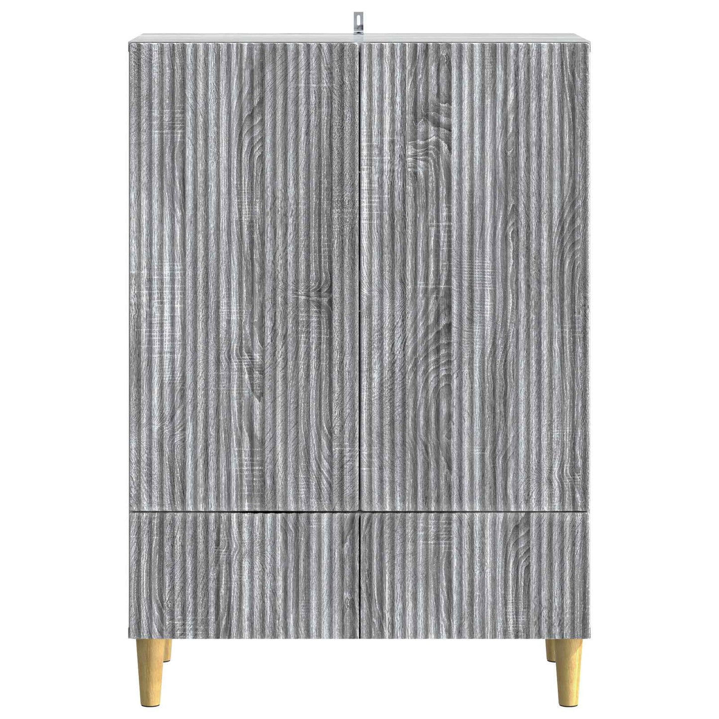 Sideboard Grey Sonoma 66 x 34.5 x 95 cm Engineered Wood
