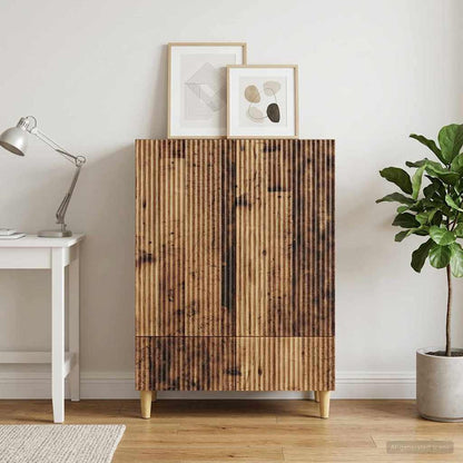 Sideboard Old Wood 66 x 34.5 x 95 cm Engineered Wood