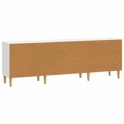 TV Cabinet High Gloss White 150 x 31 x 50 cm Engineered Wood