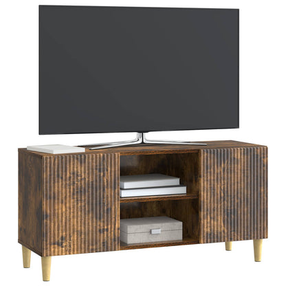 TV Cabinet Smoked Oak 102 x 34.5 x 50 cm Engineered Wood