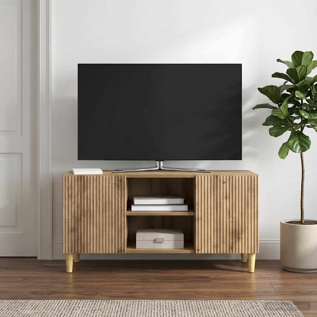 TV Cabinet 102 x 34.5 x 50 cm Artisan Oak Engineered Wood