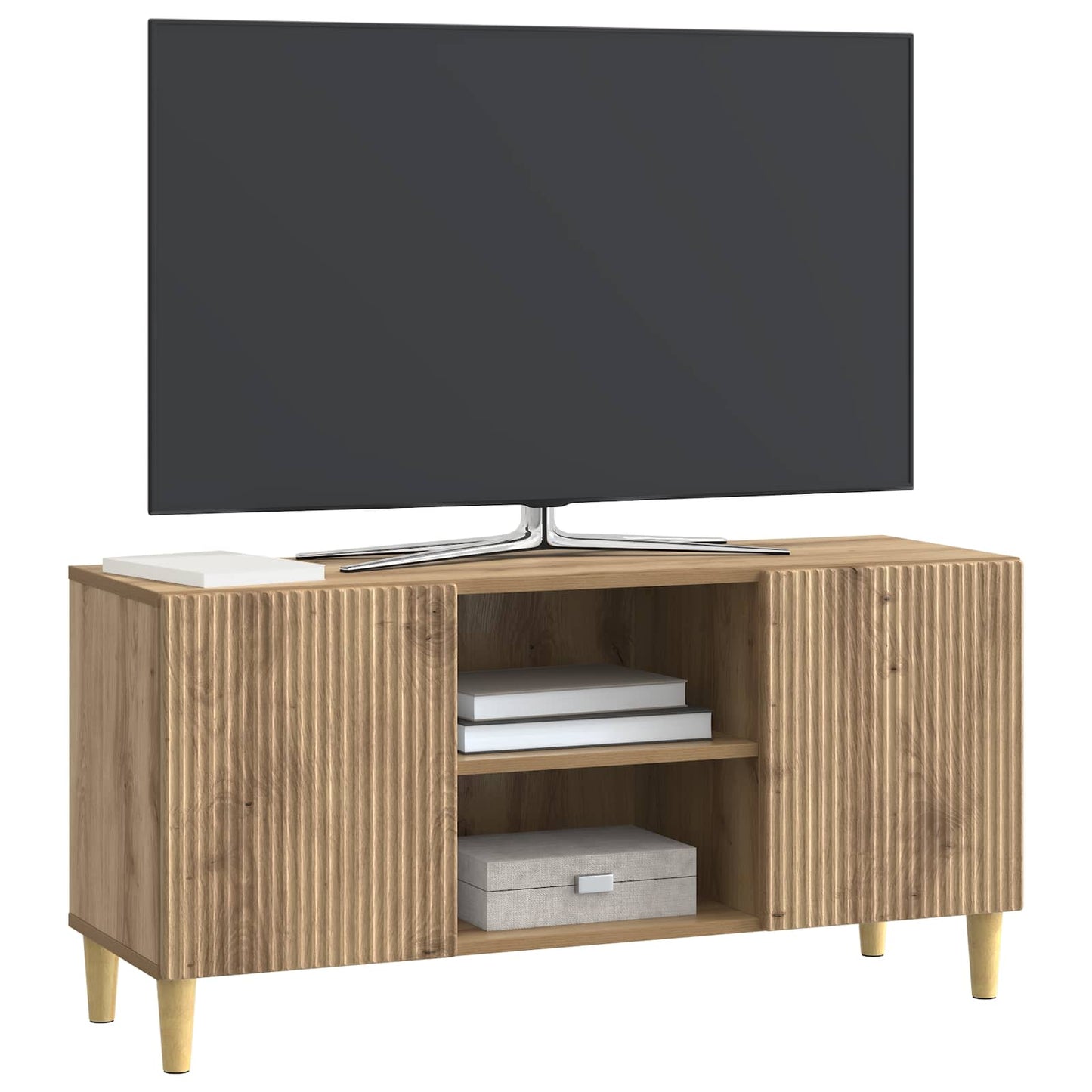 TV Cabinet 102 x 34.5 x 50 cm Artisan Oak Engineered Wood