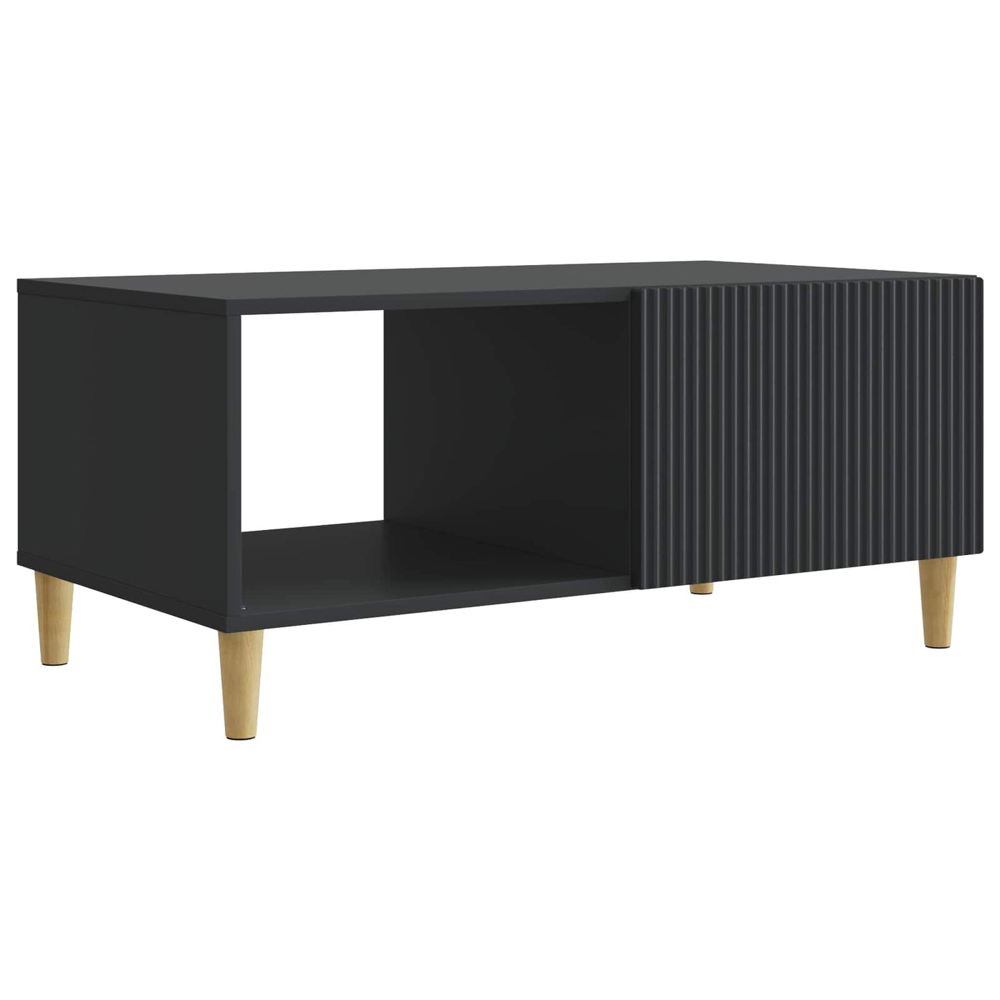 Coffee Table Black 90 x 50 x 40 cm Engineered Wood