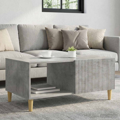Coffee Table Concrete Grey 90 x 50 x 40 cm Engineered Wood