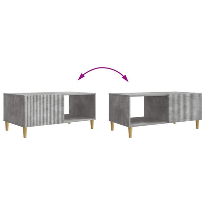 Coffee Table Concrete Grey 90 x 50 x 40 cm Engineered Wood
