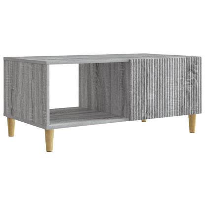 Coffee Table Grey Sonoma 90 x 50 x 40 cm Engineered Wood