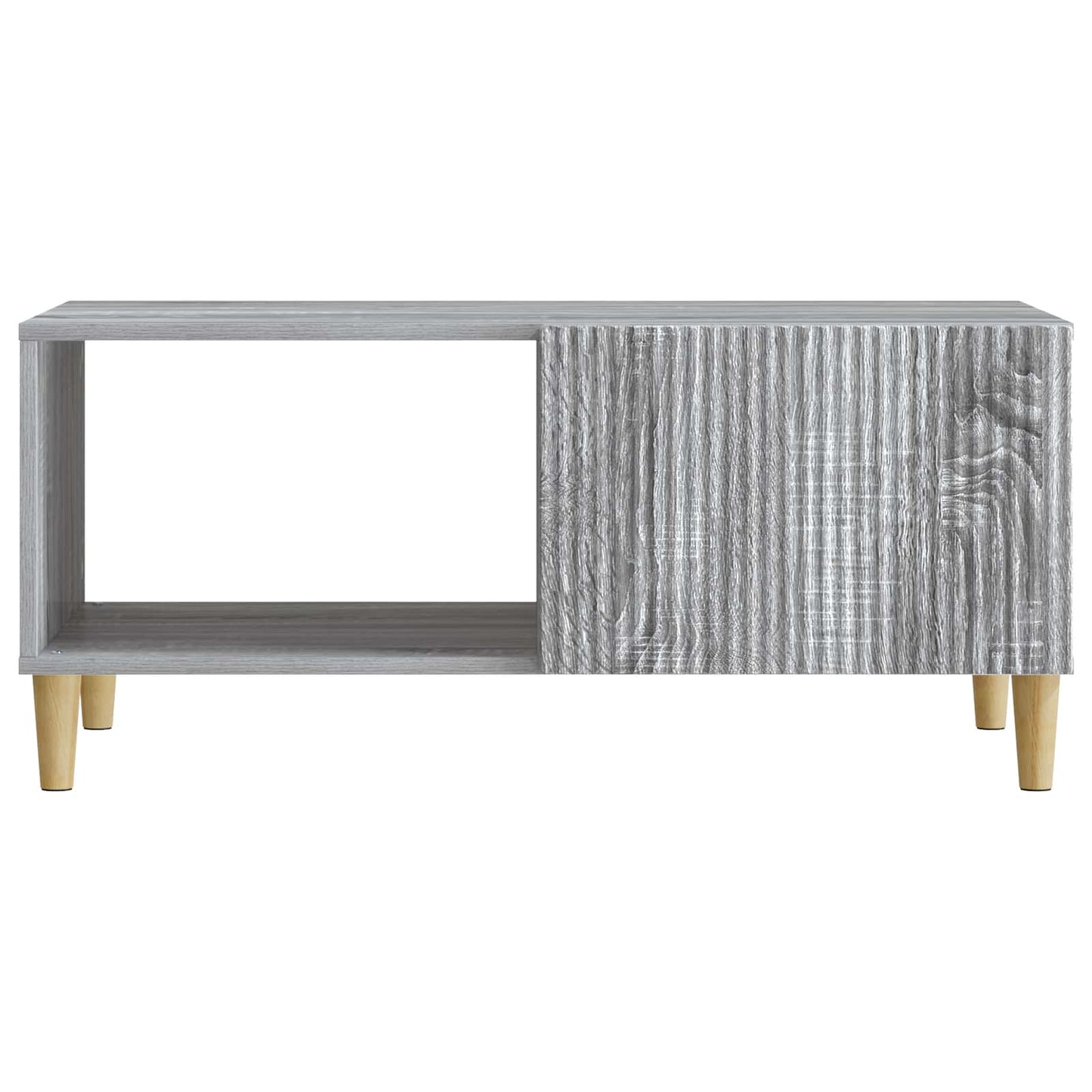 Coffee Table Grey Sonoma 90 x 50 x 40 cm Engineered Wood