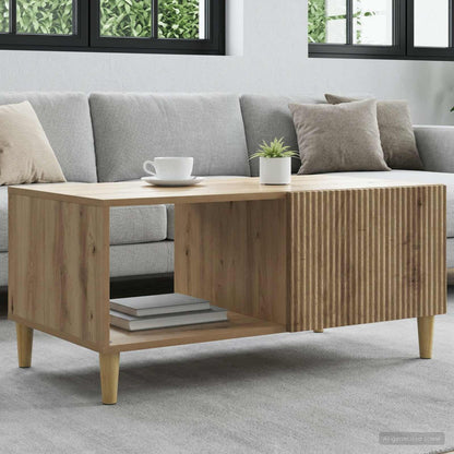 Coffee Table Artisan Oak 90 x 50 x 40 cm Engineered Wood