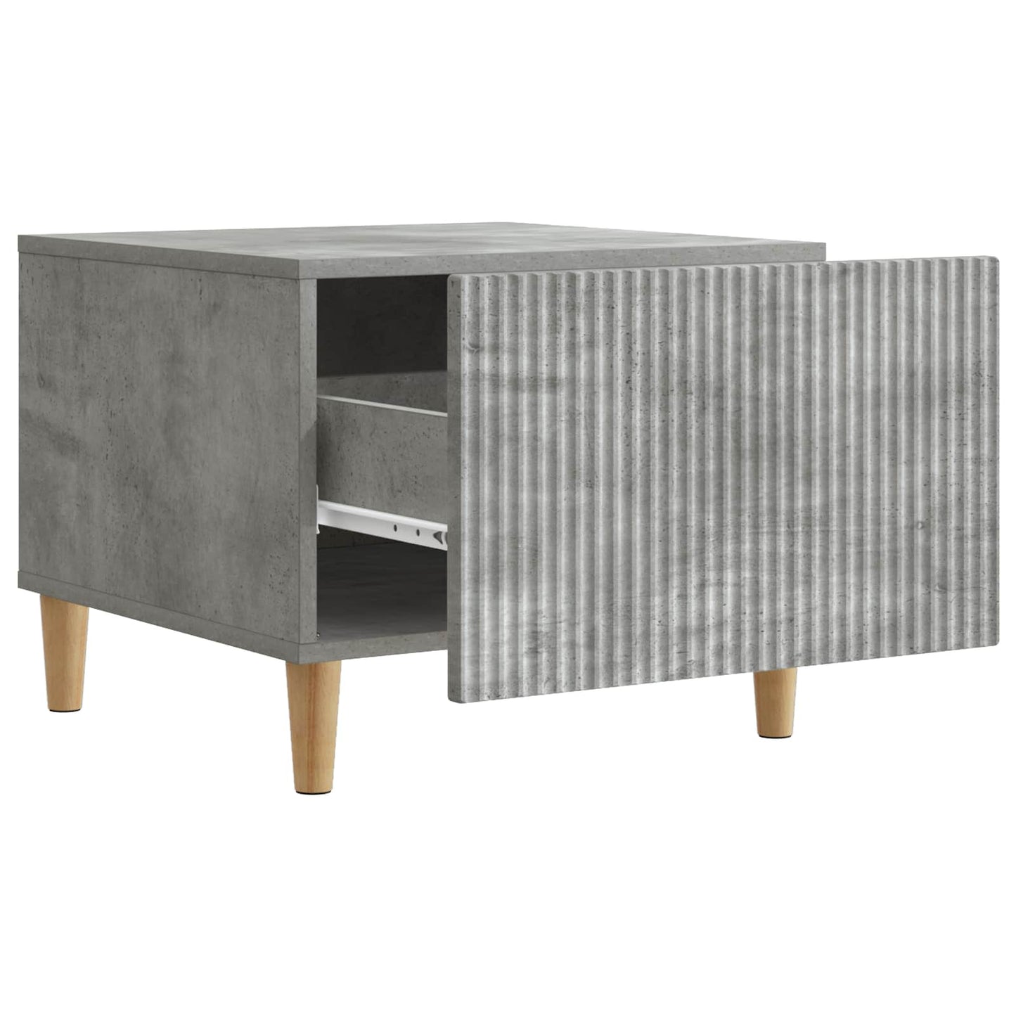 Coffee Table Concrete Grey 49 x 50 x 40 cm Engineered Wood