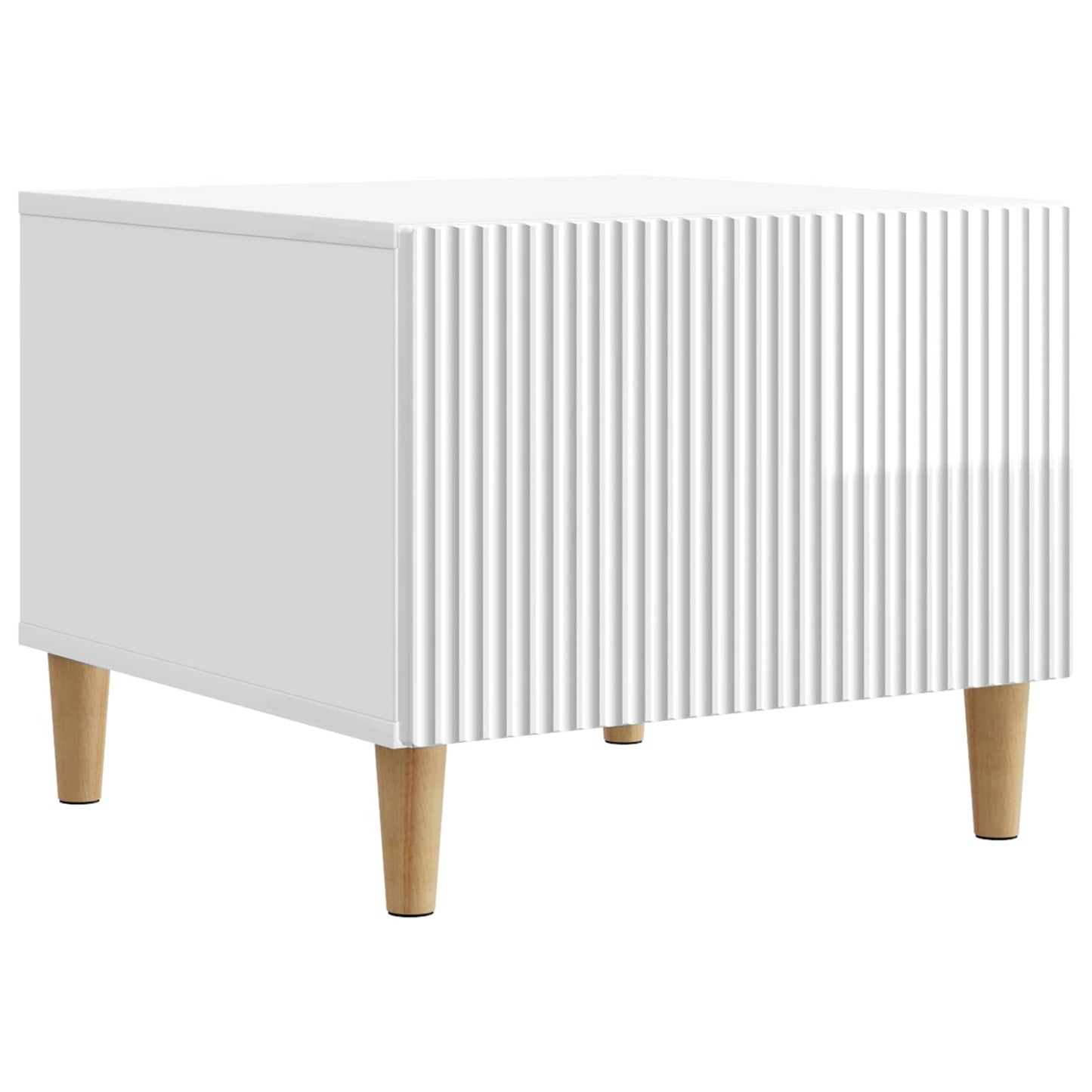 Coffee Table High Gloss White 49 x 50 x 40 cm Engineered Wood