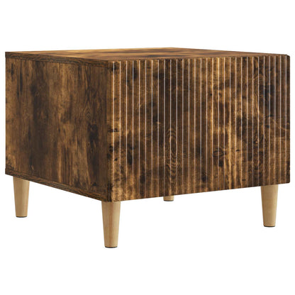 Coffee Table Smoked Oak 49 x 50 x 40 cm Engineered Wood