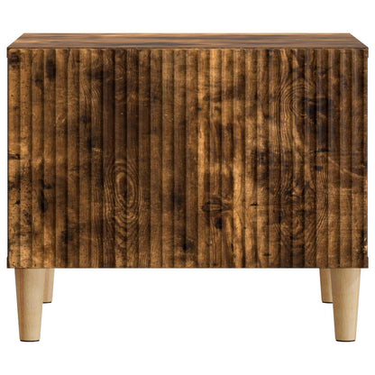 Coffee Table Smoked Oak 49 x 50 x 40 cm Engineered Wood