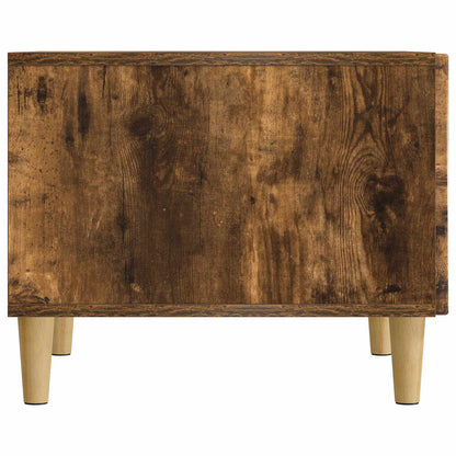 Coffee Table Smoked Oak 49 x 50 x 40 cm Engineered Wood