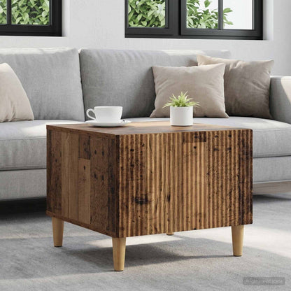 Coffee Table Old Wood 49 x 50 x 40 cm Engineered Wood