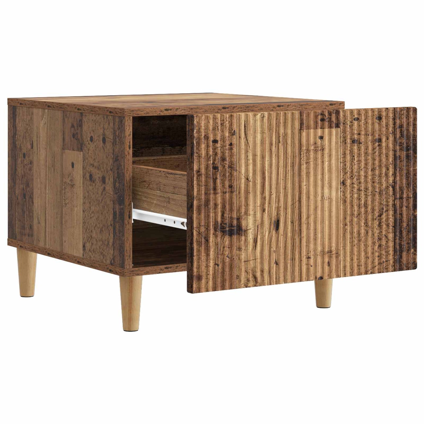 Coffee Table Old Wood 49 x 50 x 40 cm Engineered Wood