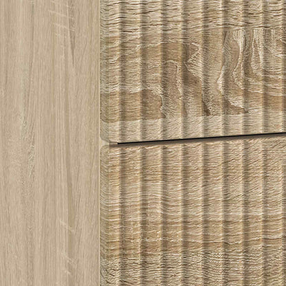 Bedside Cabinet Sonoma Oak 43 x 34.5 x 47.5 cm Engineered Wood