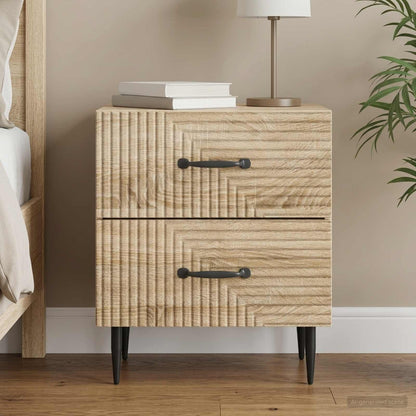 Bedside Cabinet Sonoma Oak 43 x 34.5 x 47.5 cm Engineered Wood