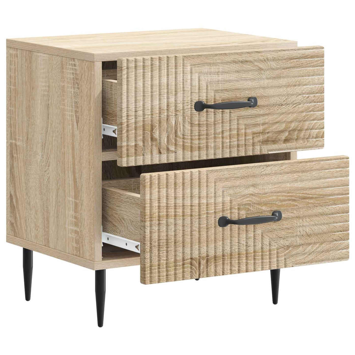 Bedside Cabinet Sonoma Oak 43 x 34.5 x 47.5 cm Engineered Wood