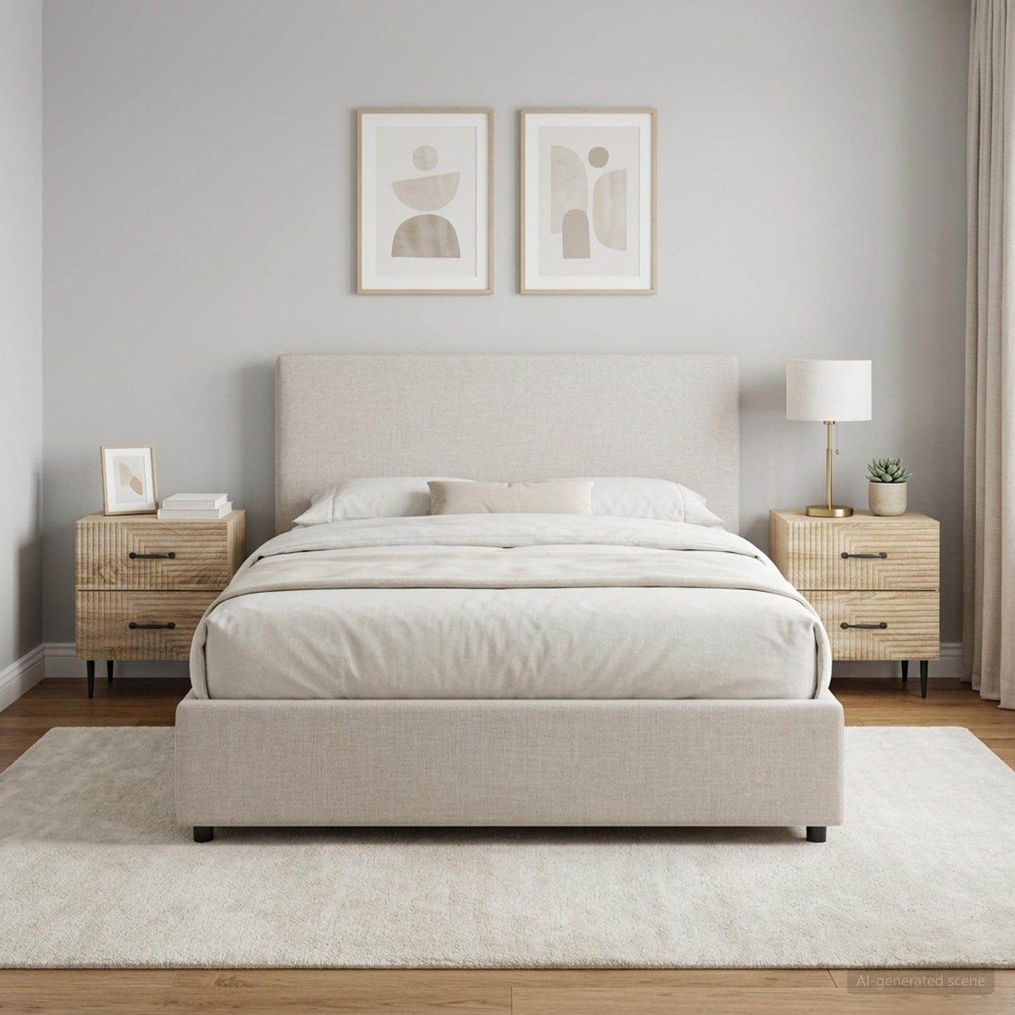 Bedside Cabinet 2 pcs Sonoma Oak 43 x 34.5 x 47.5 cm