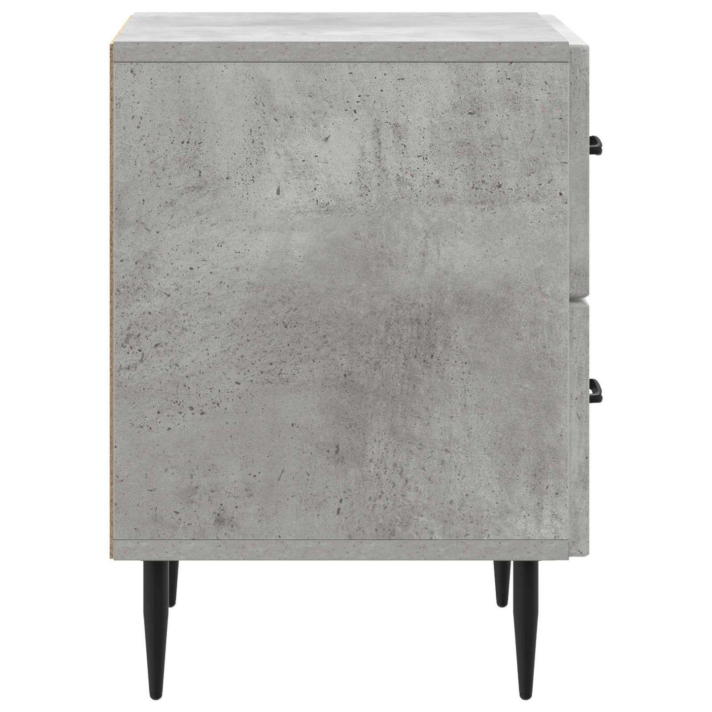 Bedside Cabinet with Drawer Concrete Grey 43 x 34.5 x 47.5 cm
