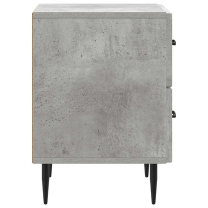 Bedside Cabinet with Drawer Concrete Grey 43 x 34.5 x 47.5 cm