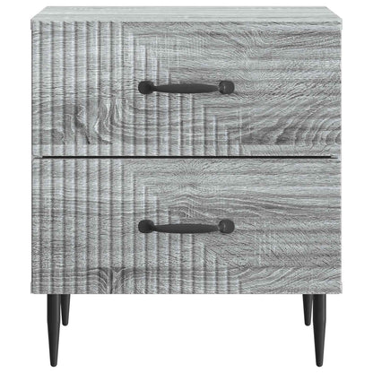Bedside Cabinet Grey Sonoma 43 x 34.5 x 47.5 cm Engineered Wood