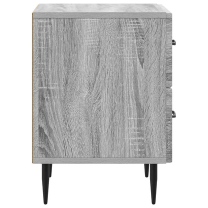Bedside Cabinet 2 pcs Grey Sonoma 43 x 34.5 x 47.5 cm