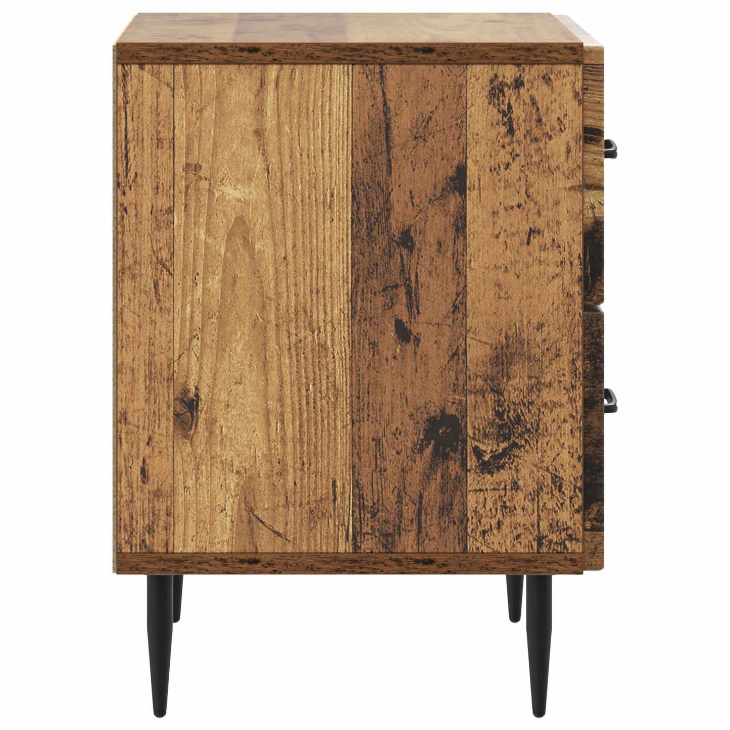 Bedside Cabinet with Drawer 2 pcs Old Wood 43 x 34.5 x 47.5 cm