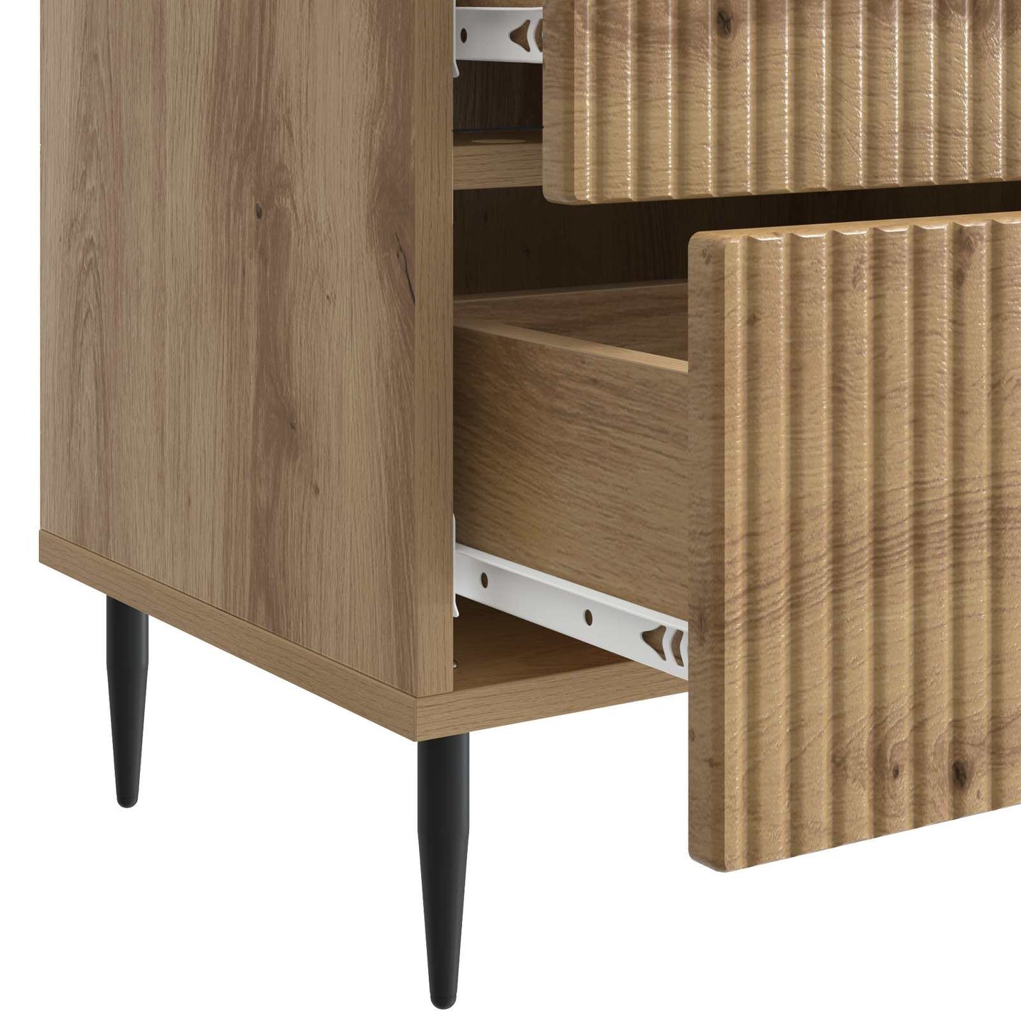 Bedside Cabinet Artisan Oak 43 x 34.5 x 47.5 cm Engineered Wood