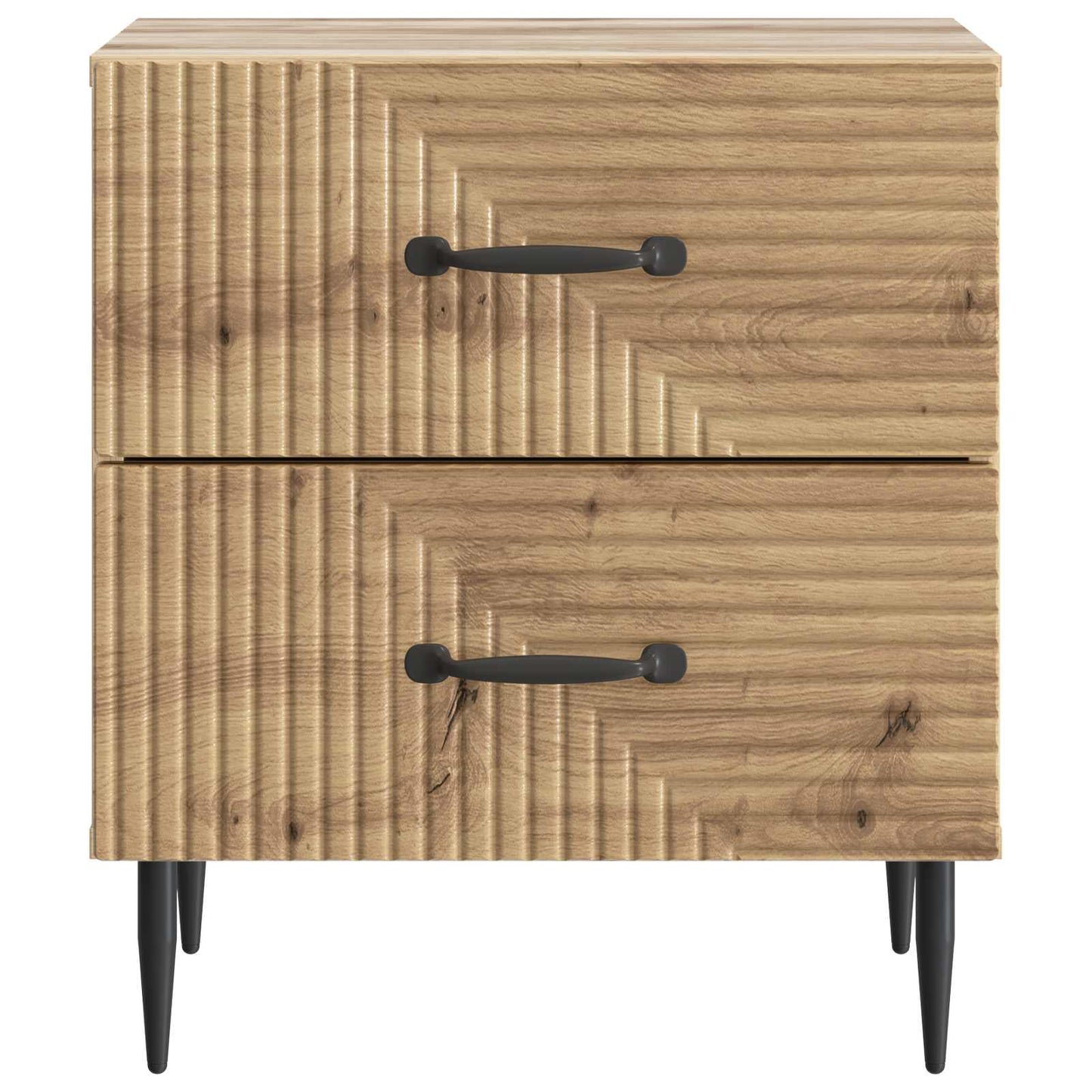 Bedside Cabinet 2 pcs Artisan Oak 43 x 34.5 x 47.5 cm