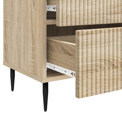 Bedside Cabinet Sonoma Oak 62 x 34.5 x 47.5 cm Engineered Wood