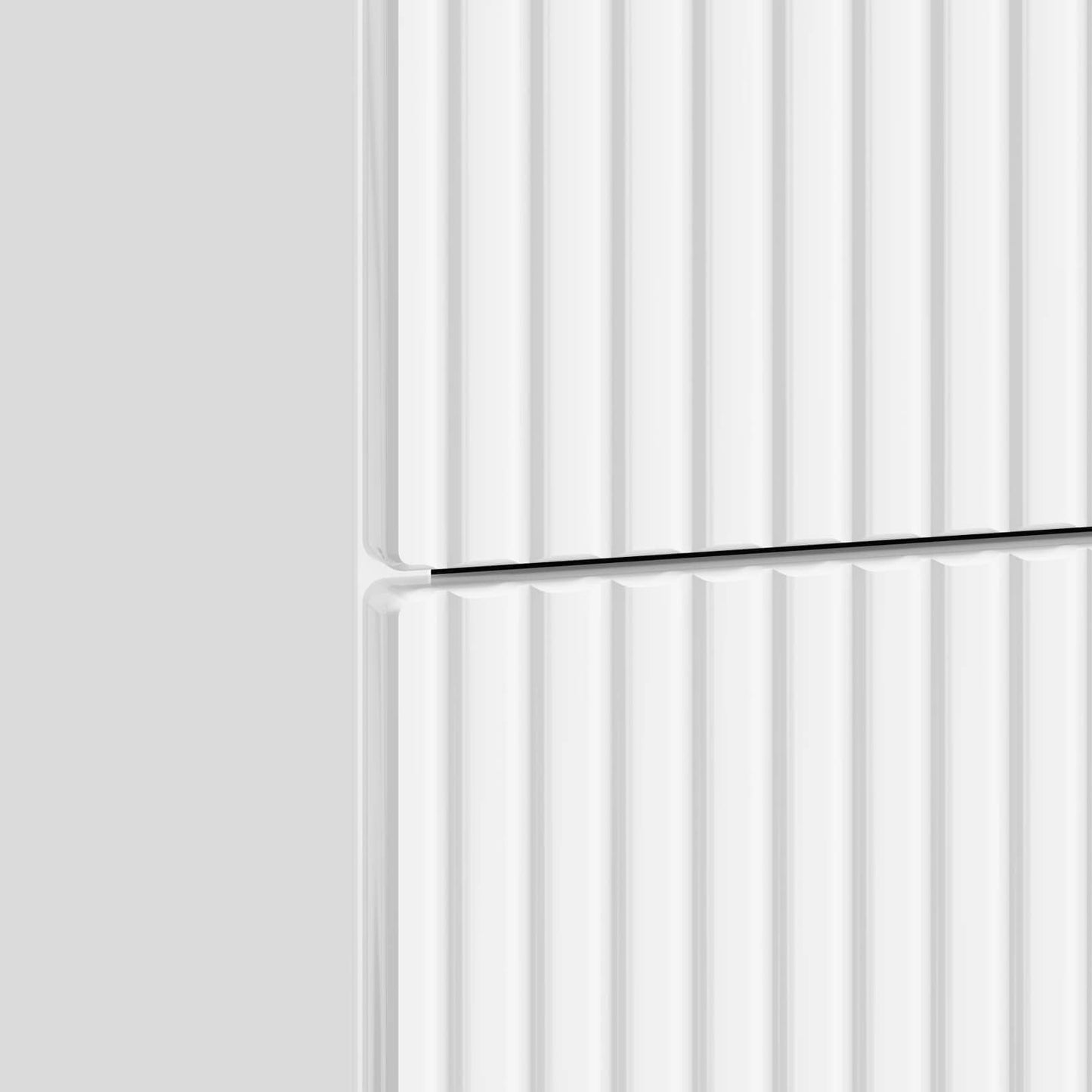 Bedside Cabinet High Gloss White 62 x 34.5 x 47.5 cm