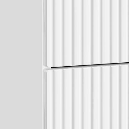 Bedside Cabinet High Gloss White 62 x 34.5 x 47.5 cm
