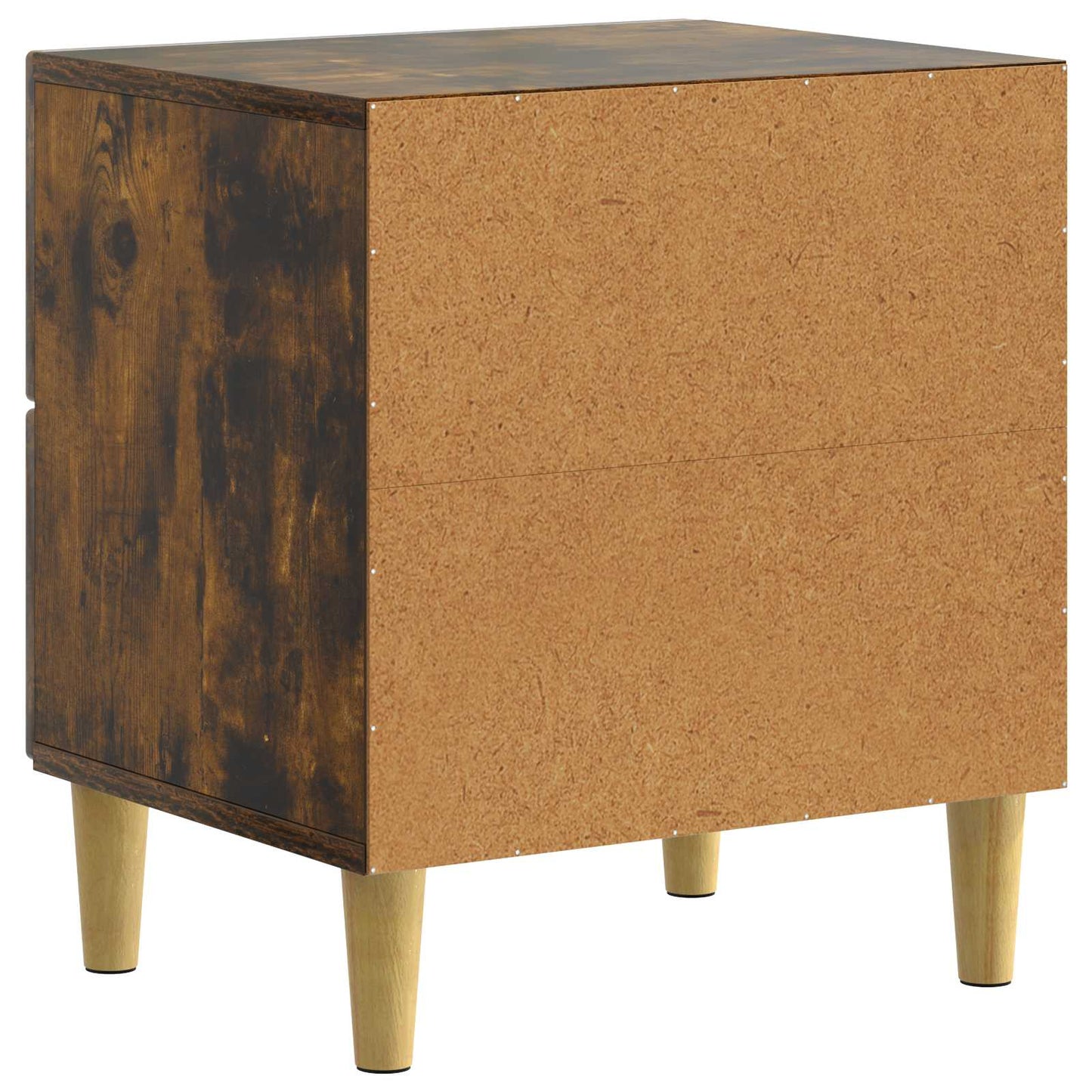 Bedside Cabinet Smoked Oak 62 x 34.5 x 47.5 cm Engineered Wood