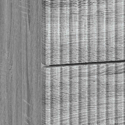 Bedside Cabinet Grey Sonoma 62 x 34.5 x 47.5 cm Engineered Wood