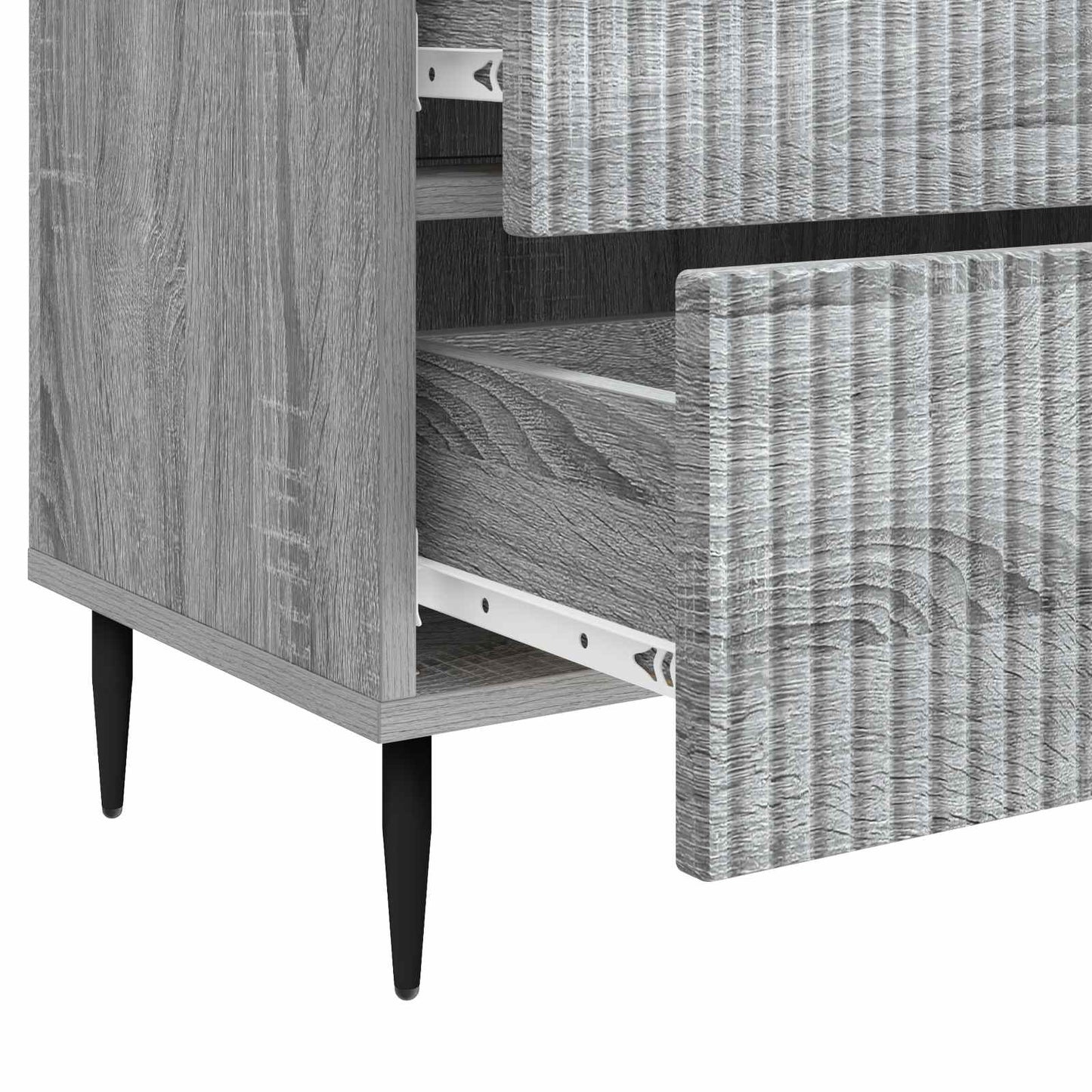 Bedside Cabinet Grey Sonoma 62 x 34.5 x 47.5 cm Engineered Wood
