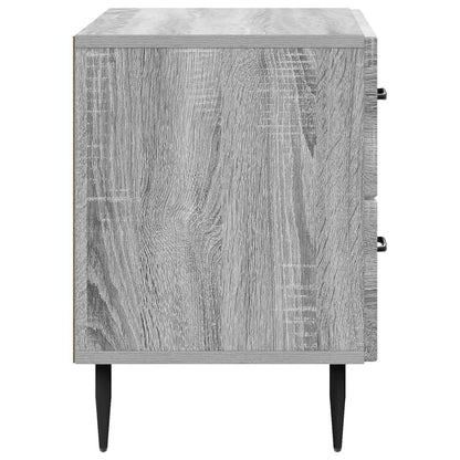 Bedside Cabinet Grey Sonoma 62 x 34.5 x 47.5 cm Engineered Wood
