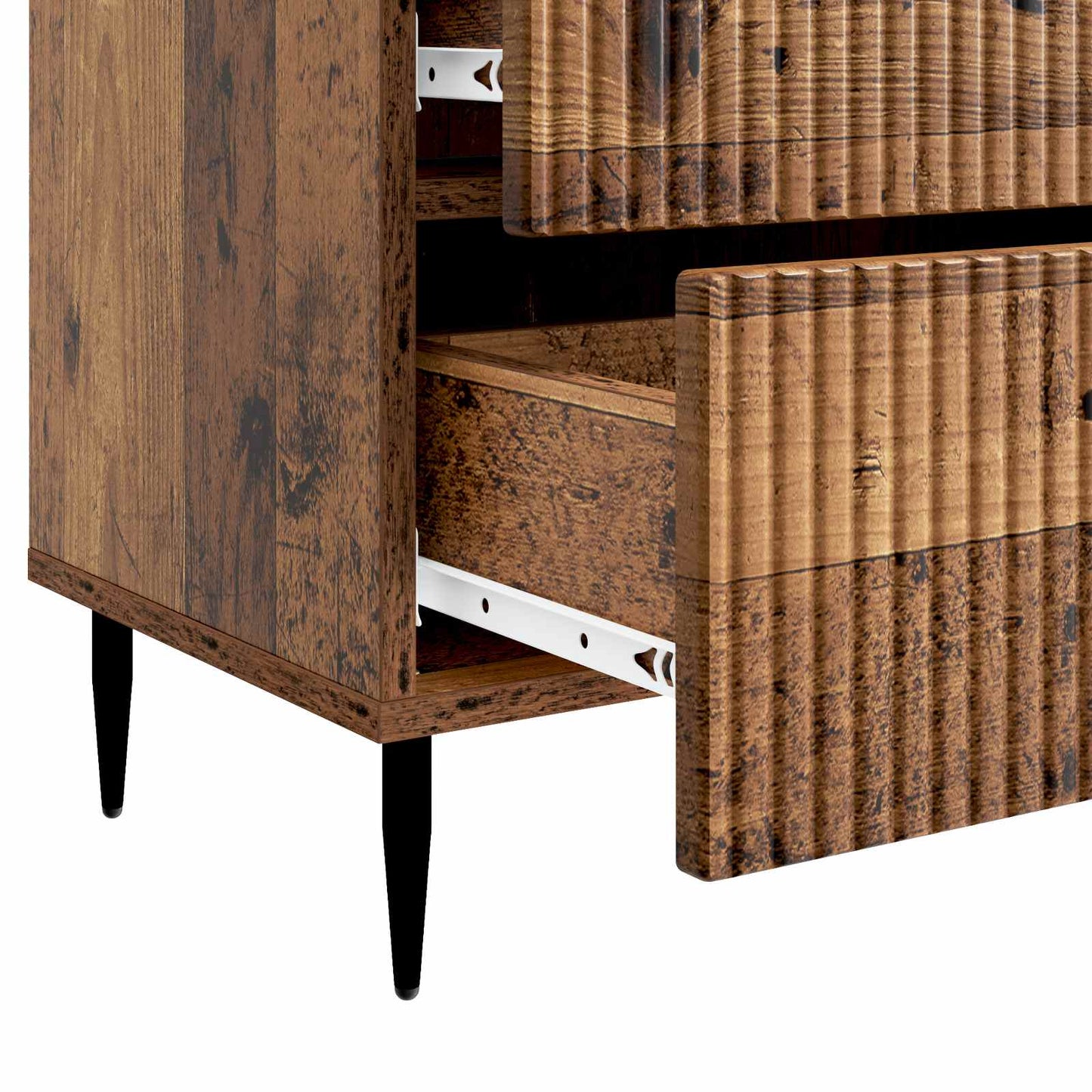 Bedside Cabinet Old Wood 62 x 34.5 x 47.5 cm Engineered Wood