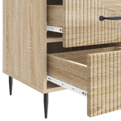 Bedside Cabinet Sonoma Oak 43 x 41 x 66.5 cm Engineered Wood