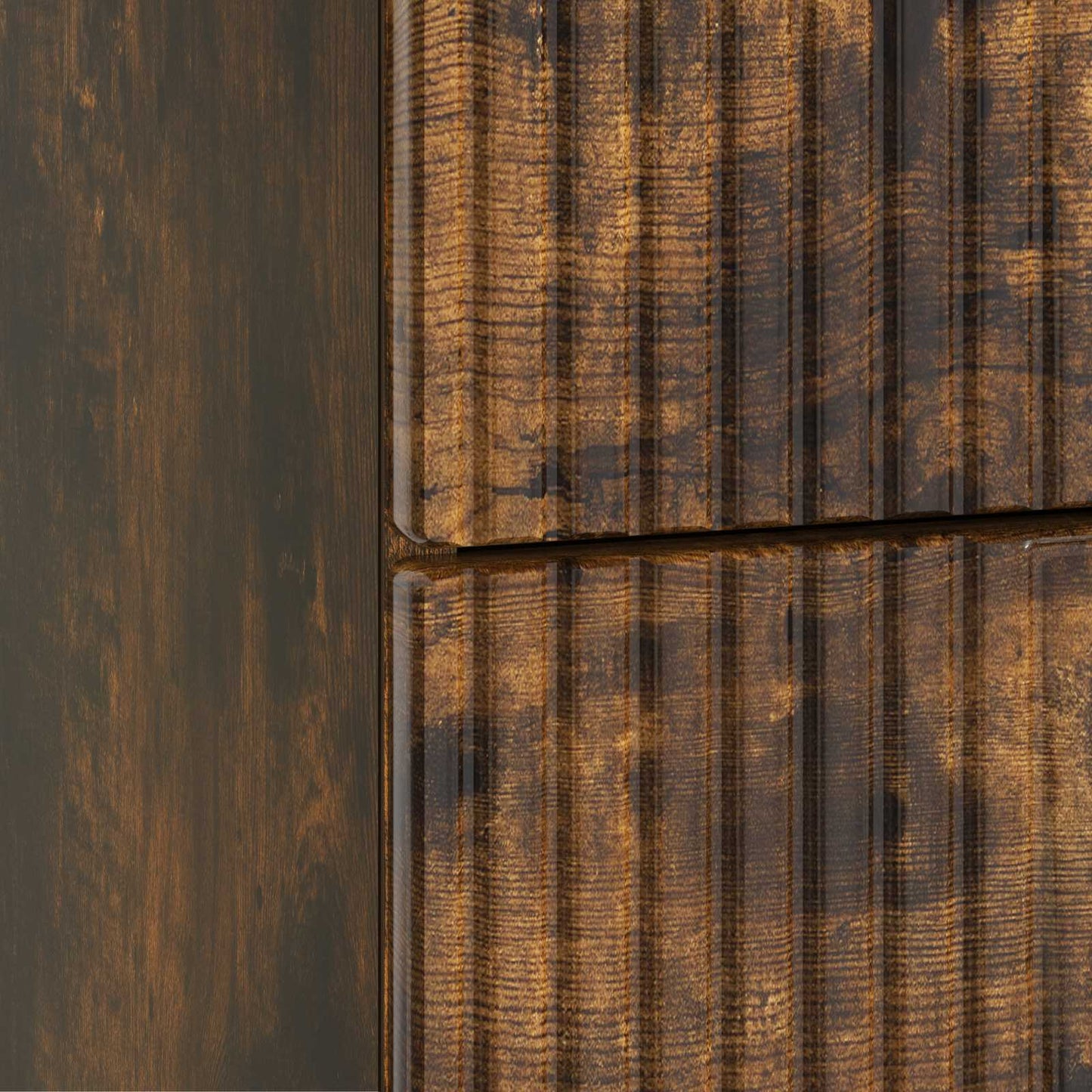 Bedside Cabinet Smoked Oak 43 x 41 x 66.5 cm Engineered Wood