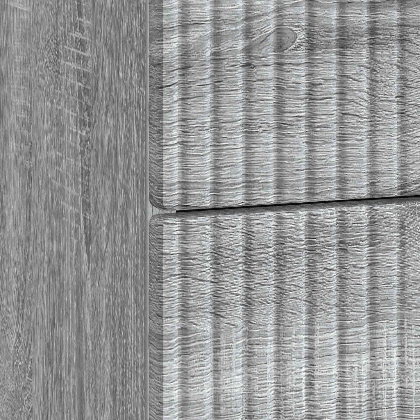 Bedside Cabinet Grey Sonoma 43 x 41 x 66.5 cm Engineered Wood