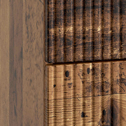 Bedside Cabinet Old Wood 43 x 41 x 66.5 cm Engineered Wood